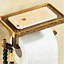 Suporte De Papel Higiênico De Parede Gold