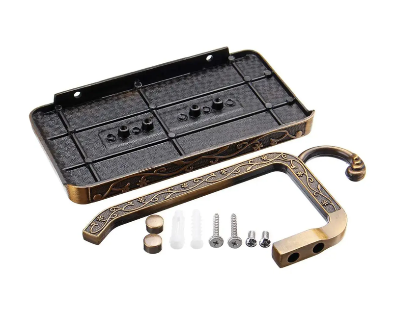 Suporte De Papel Higiênico De Parede Gold