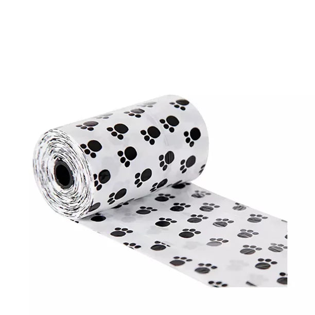 Refil sacolinha cata caca Chalesco para cães com 4 rolos (cores sortidas)