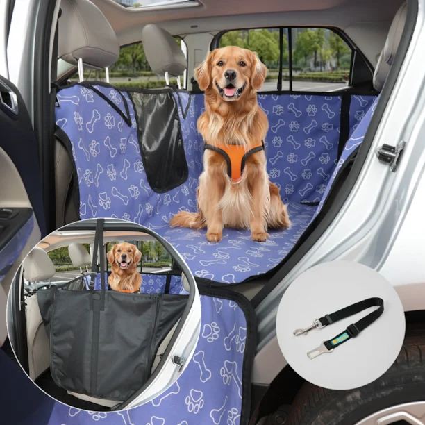 Capa pet impermeável Maxi Car + Tela para levar cães no carro