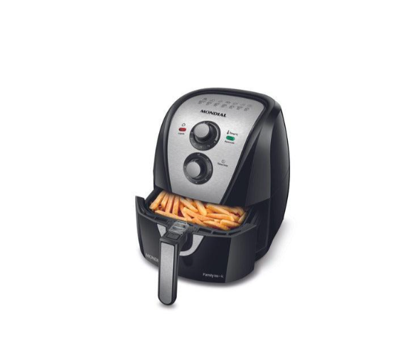 Air fryer Mondial Family Inox AFN-40 de 4L cor black/inox