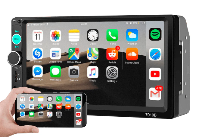 Central Multimídia Universal 7 Polegadas Wifi Gps Mp5 Bluetooth - EasyCar