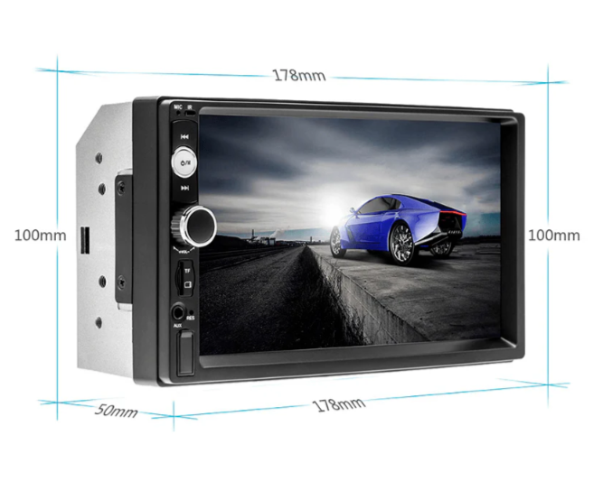 Central Multimídia Universal 7 Polegadas Wifi Gps Mp5 Bluetooth - EasyCar