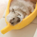 Banana Bed - Cama de Gato e Cachorro Estilo Banana