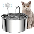 Bebedouro Inoxidável e Fonte para Gatos com Filtro Tripla Ação 3,2L