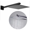 Chuveiro Quadrado Preto Fosco RCQ 02