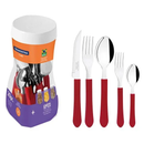 Faqueiro Leme em Aço Inox 20 Peças Tramontina