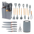 Kit 19 Peças Utensílios de Cozinha Completo com Tábua