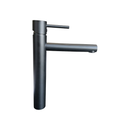 Torneira de Banheiro Monocomando Bica Alta Redonda Preto Fosco RTL 15