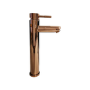 Torneira de Banheiro Monocomando Bica Alta Redonda Rose Gold RTA 704