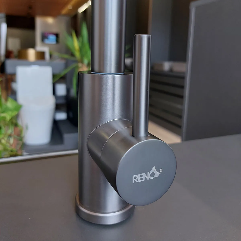 Torneira para Cozinha Cinza Grafite Misturador Monocomando RTC 535