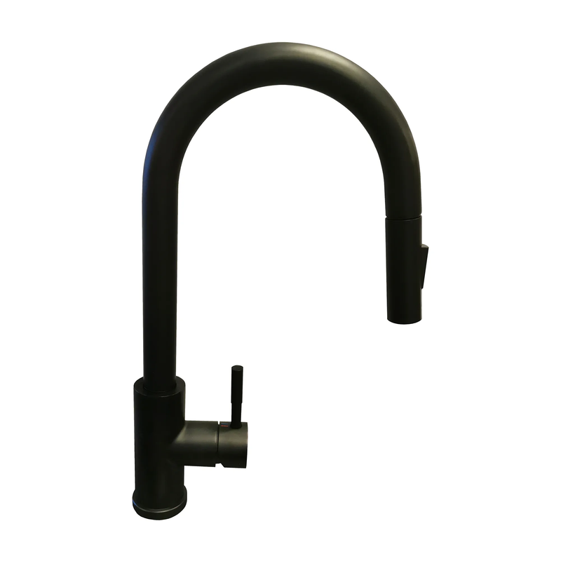 Torneira para Cozinha Preta Fosca Misturador Monocomando RTC 531