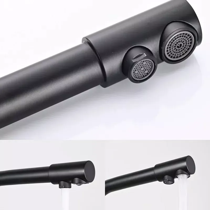 Torneira para Cozinha Preta Fosca Misturador Monocomando RTC 561