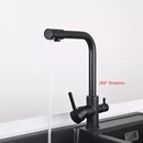 Torneira para Cozinha Preta Fosca Misturador Monocomando RTC 561